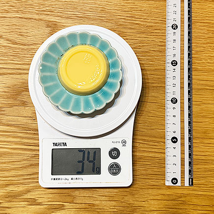 デザートカップ(小)1個分の豆乳ババロア