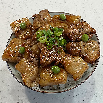 豚ロースの豚丼