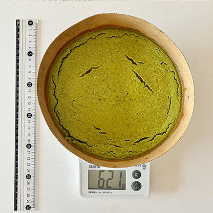 18cm型1個分の抹茶チーズケーキ