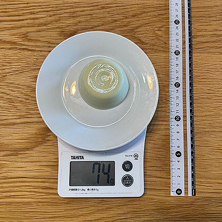 デザートカップ(中)1杯分の抹茶ババロア