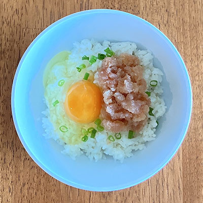 明太子卵かけご飯