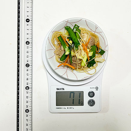 小皿1皿分の野菜炒めビーフン