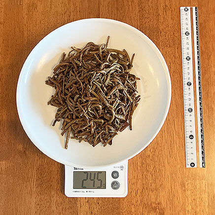 大皿1皿分のぜんまいのナムル