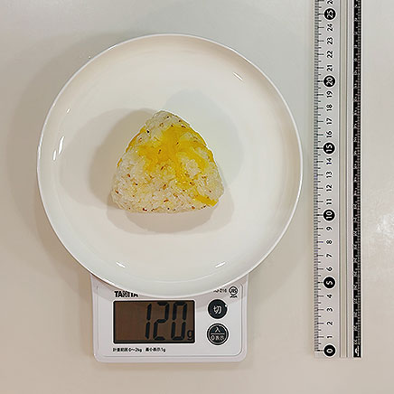 1個分のたくあんおにぎり