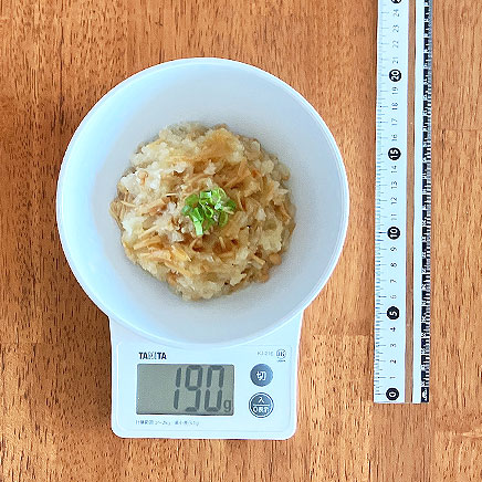 深皿(中)1皿分のなめたけおろし
