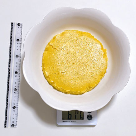 18㎝の型1個分のニューヨークチーズケーキ