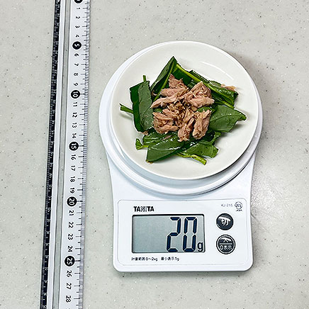 小皿1皿分のようさいのサラダ