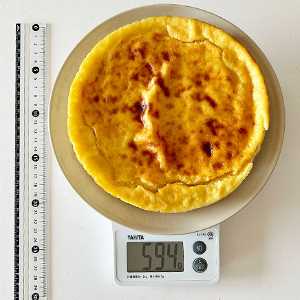 18cm型1個分のヨーグルトチーズケーキ