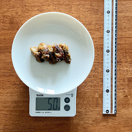 5個分の牡蠣のムニエル