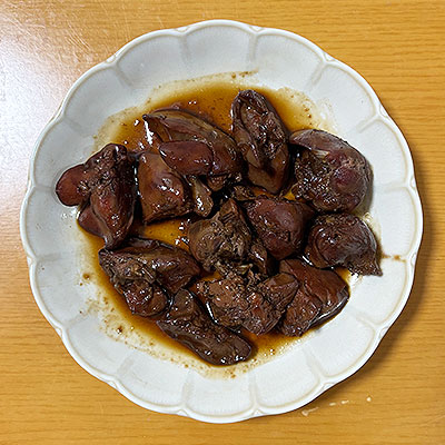 鶏レバーの煮物
