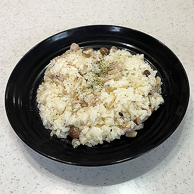 鶏肉ときのこのリゾット