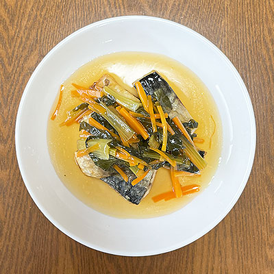 鯖の甘酢あんかけ