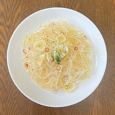 春雨ペペロンチーノ