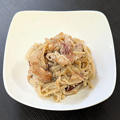 豚肉とえのきの炒め物