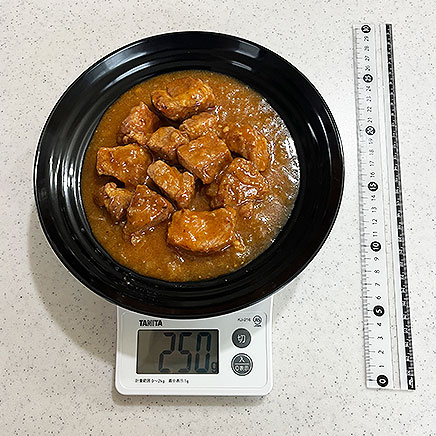 大皿1皿分の豚肉のビール煮