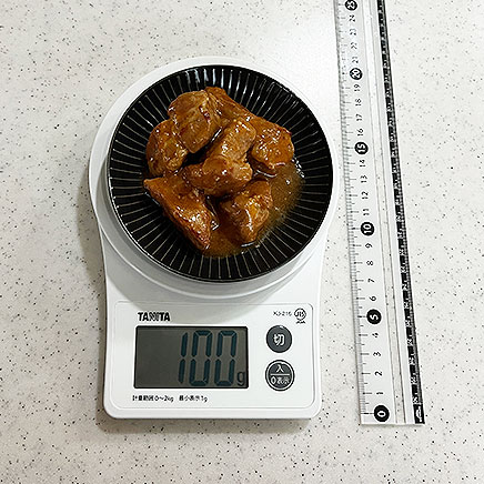 小皿1皿分の豚肉のビール煮