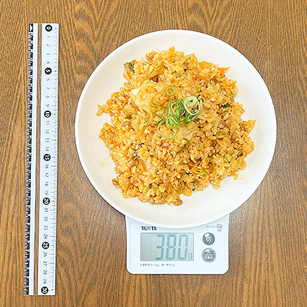 大皿1皿分の納豆キムチチャーハン