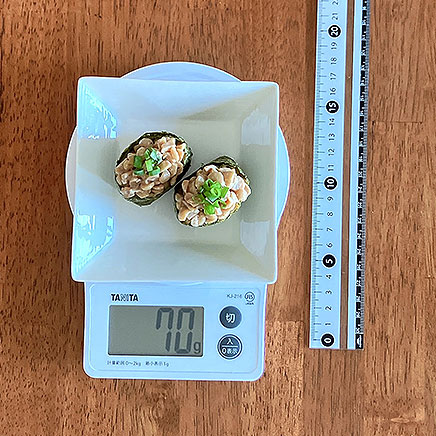 2貫分の納豆軍艦