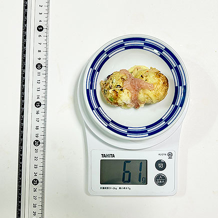 2個分の明太チーズたこ焼き