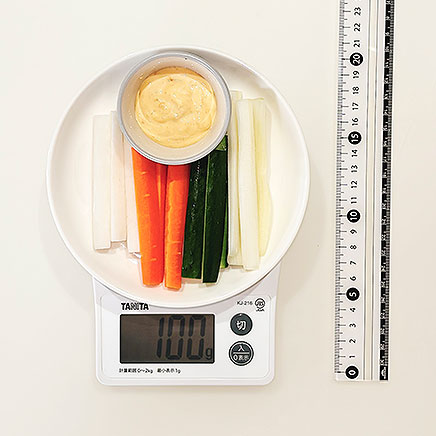 小皿1皿分の野菜スティック