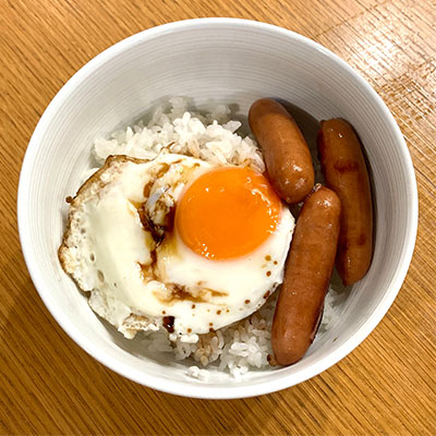 ウインナーエッグ丼