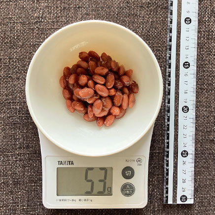 小鉢1杯分うずら豆の甘煮