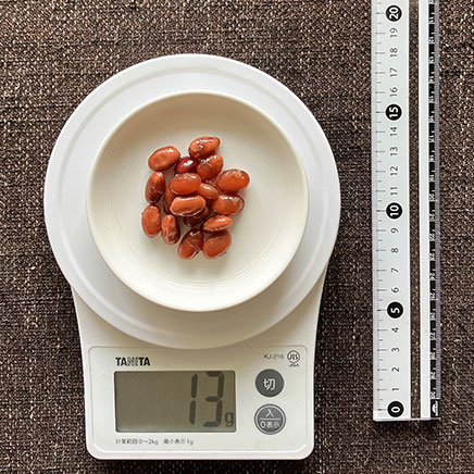 豆皿1皿分うずら豆の甘煮