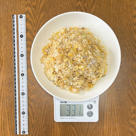 中皿1皿分のこんにゃくチャーハン