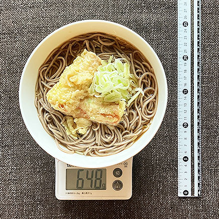 丼(大)1杯分のちくわ天そば