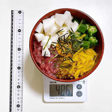 丼（大）1杯分のばくだん丼