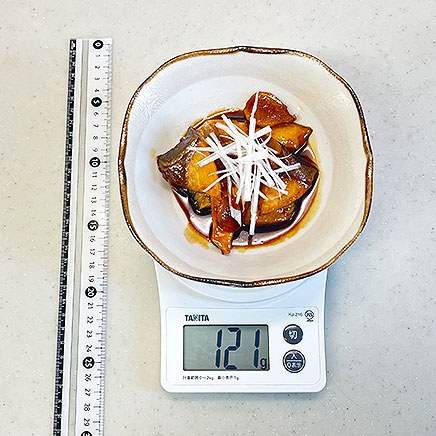 2切れ分のぶりの煮付け