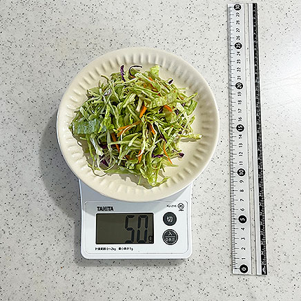 中皿1皿分のミックスサラダ