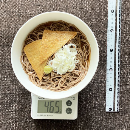 汁椀(大)1杯分の冷やしきつねそば