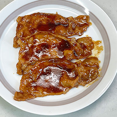 豚肉の照り焼き