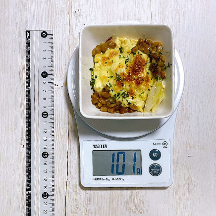 小皿1皿分の納豆豆腐グラタン