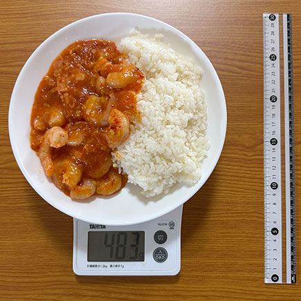 深皿(大)1皿分のエビチリ丼