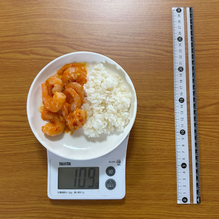 深皿(小)1皿分のエビチリ丼