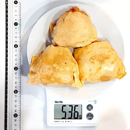 3個分のオムライスおにぎり