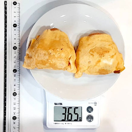 2個分のオムライスおにぎり