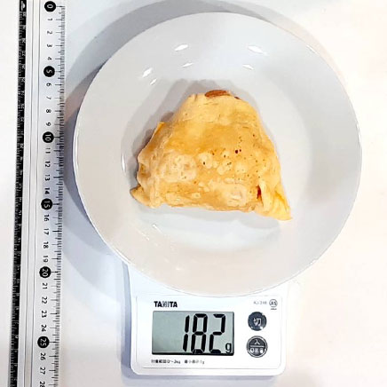 1個分のオムライスおにぎり