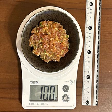 深皿(小)1皿分のカツオのなめろう