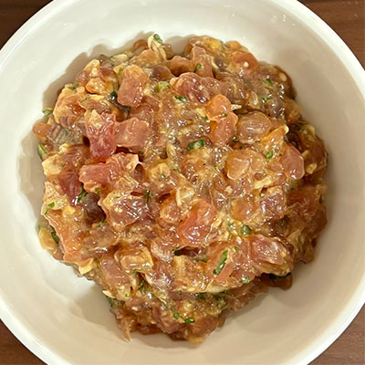 カツオのなめろう