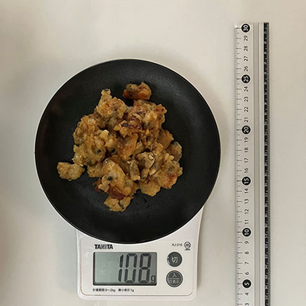 深皿(中)1皿分のあさりの唐揚げ