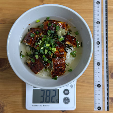 茶碗1杯分のうなぎ茶漬け