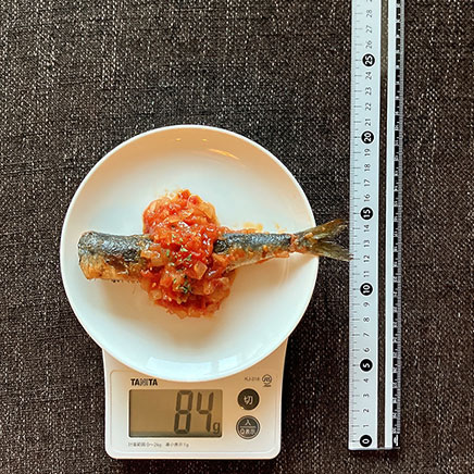 小皿1皿分のいわしソテー