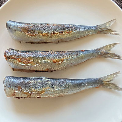 いわしの塩焼き
