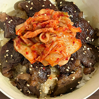 キムチカルビ丼