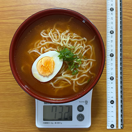 丼1杯分のキムチラーメン