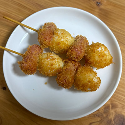 うずらウインナー串