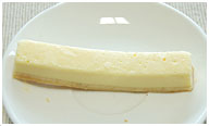 白いチーズケーキ